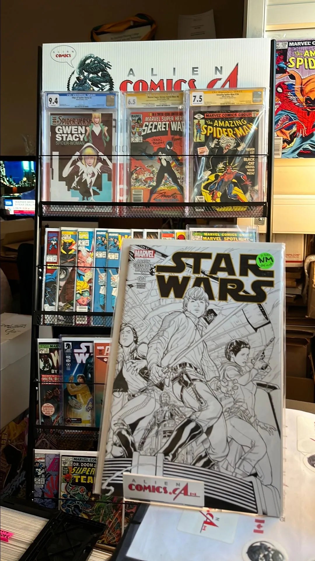 Star Wars (#1S Marvel 2015 Joe Quesada Sketch 1:500 Variant HTF NM)