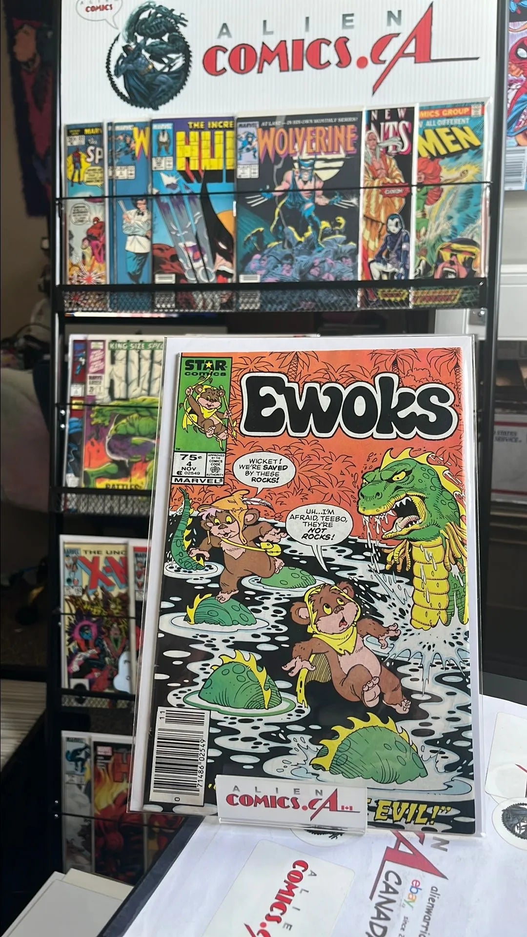 Ewoks (Marvel/Star 75¢ Canadian Price Variant #4 FN/VF)