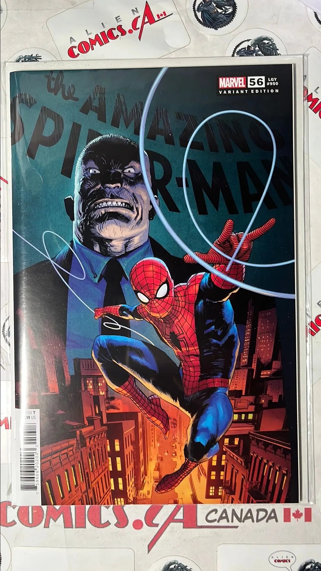 Amazing Spider-man (#56 LGY950 Marvel 2024 John Romita Jr. 1:25 Variant NM)