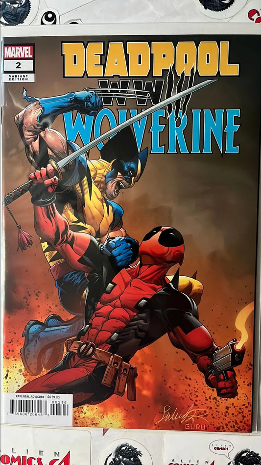 Deadpool & Wolverine WWIII (#2L Salvador Larroca 1:25 Variant NM)