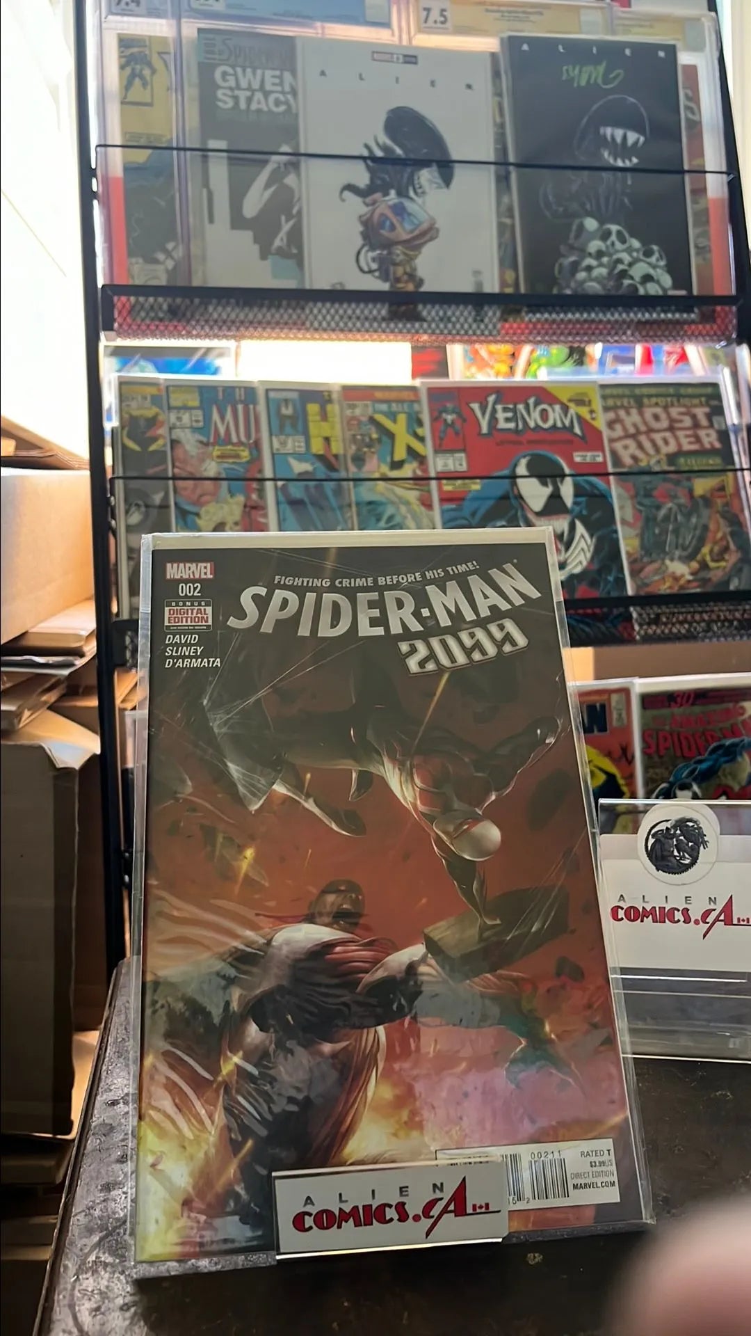 Spider-man 2099 (#2 Fighting Crime Before His Time! NM)