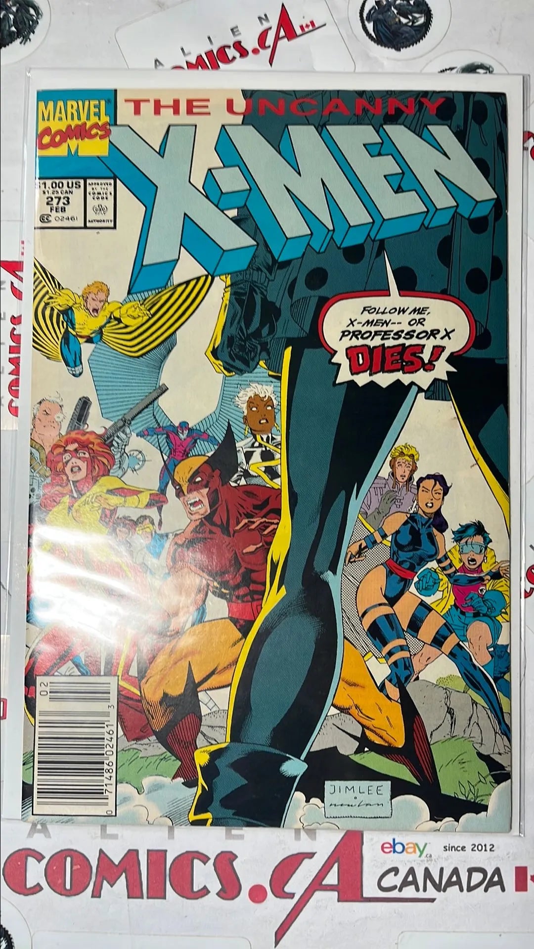 Uncanny X-men (#273 Newsstand Edition 1st Battle Wolverine vs Gambit VF)
