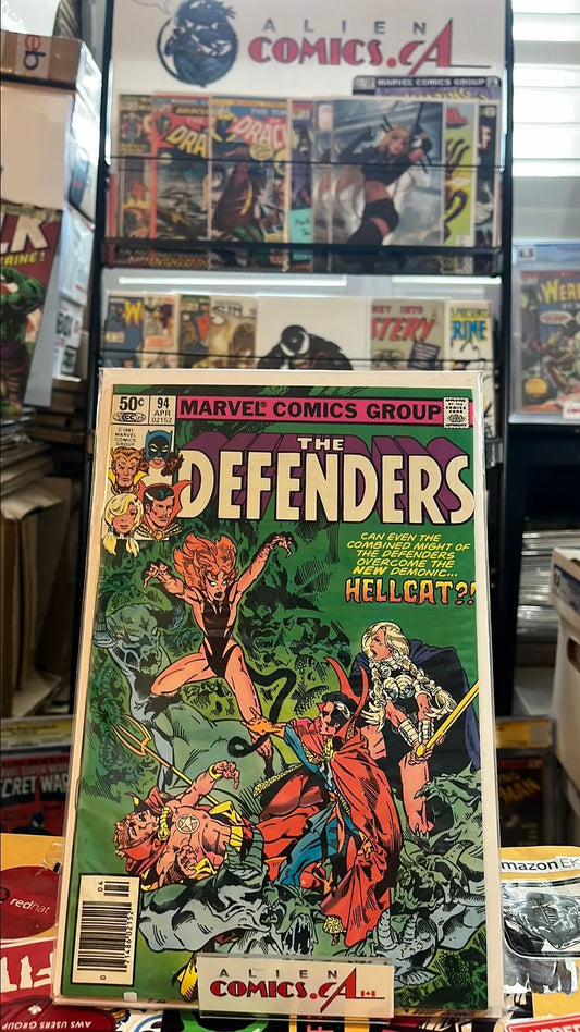 Defenders (#94 1st app. Gargoyle & Hellcat transforms into a Demon Newsstand Edition VF)