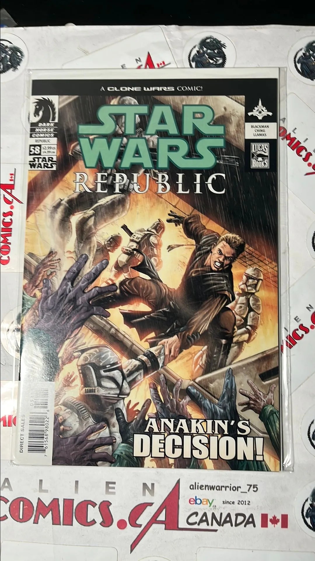 Republic (#58 The Battle of Jabiim 2nd Cameo app. Barriss Offee NM)