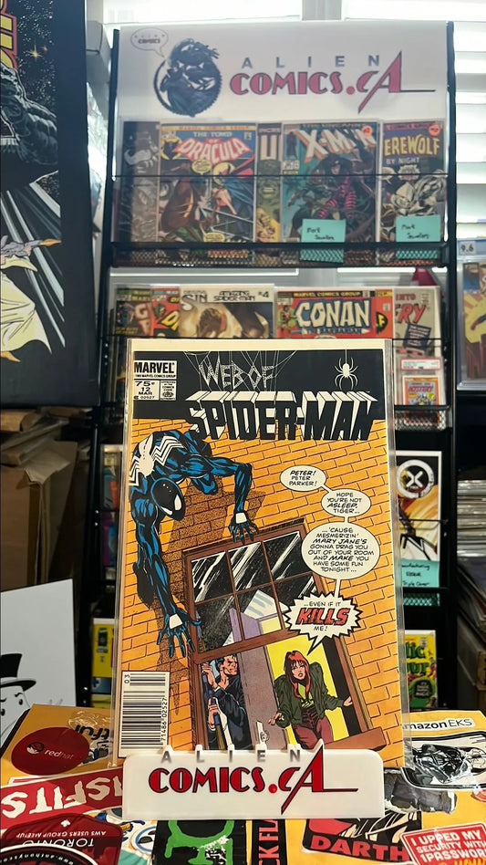 Web of Spider-man (#12 Newsstand Edition ...Even if it kills me! FN/VF)