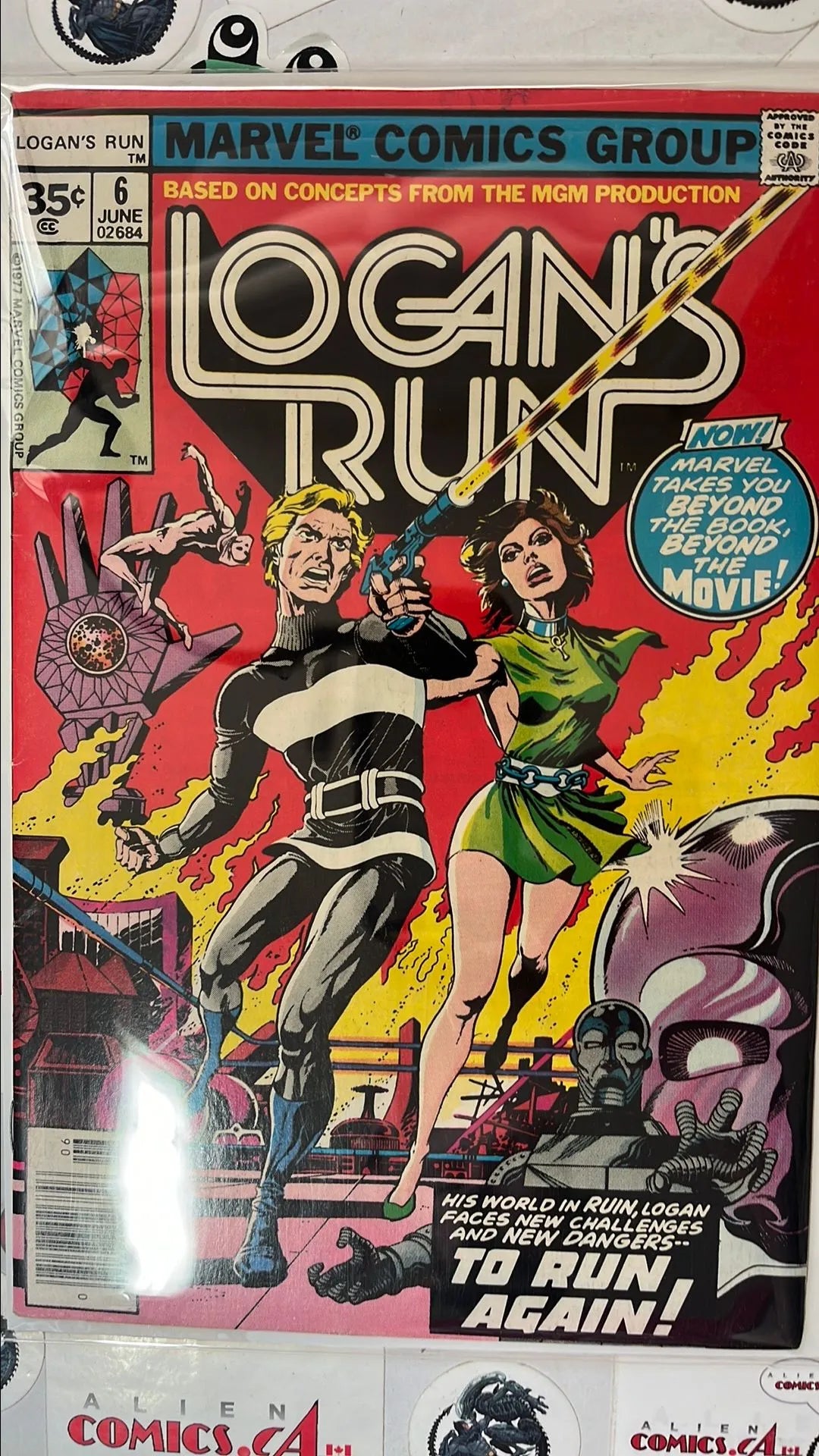 Logan's Run (#6 35¢ price variant 1st Solo Thanos Story HTF VF)