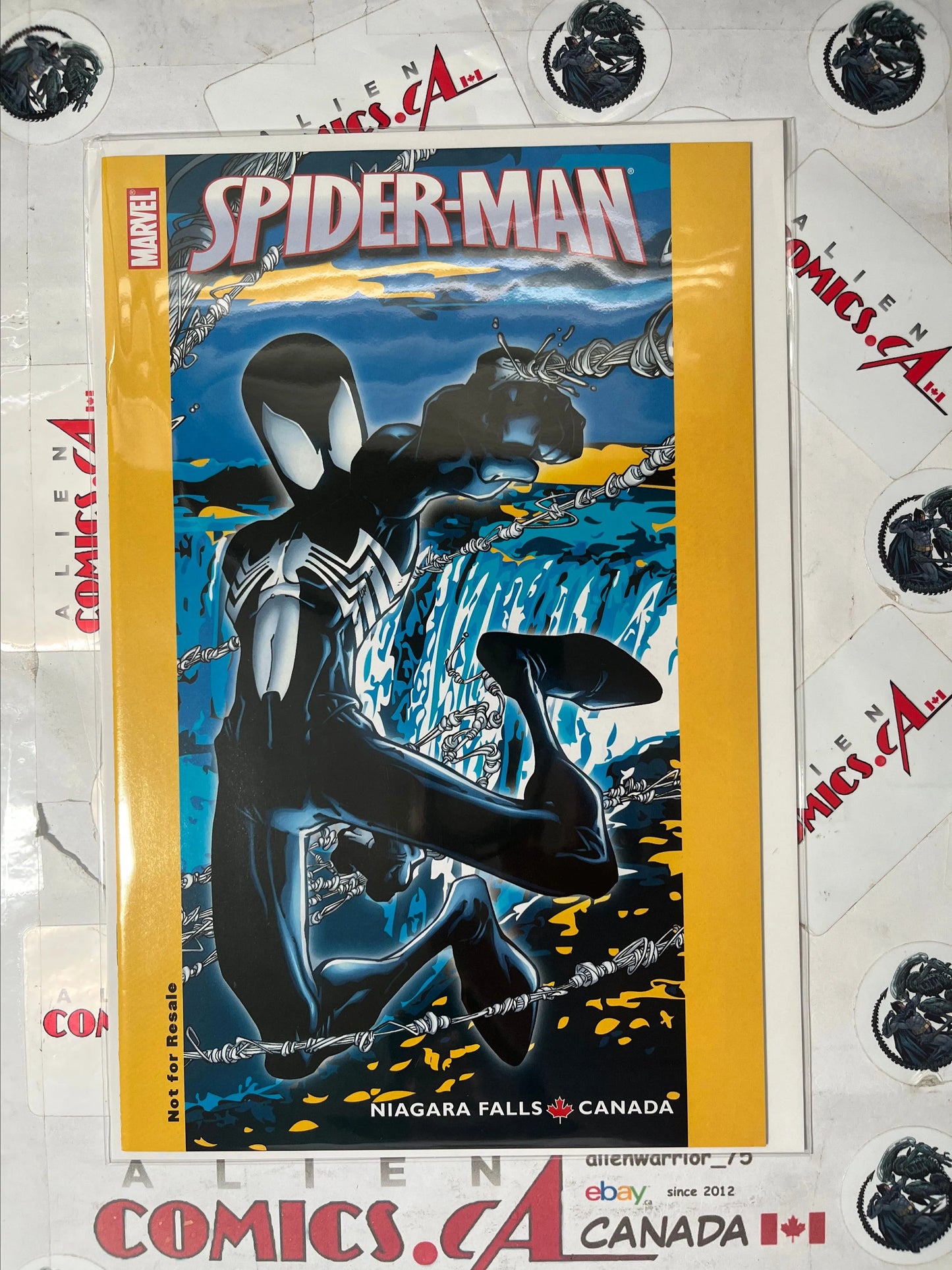 Amazing Spider-man (#252F Niagara Falls Exclusive Variant 1st app. Black suit/Symbiote HTF NM-)
