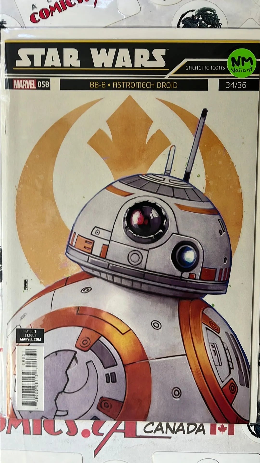 Galactic Icons (#34 BB-8 Astromech Droid NM)