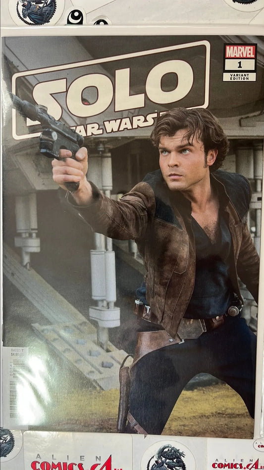 Solo (#1M Adaptation Young Han Solo Movie Photo 1:10 Variant 1st app. Qi'ra NM)