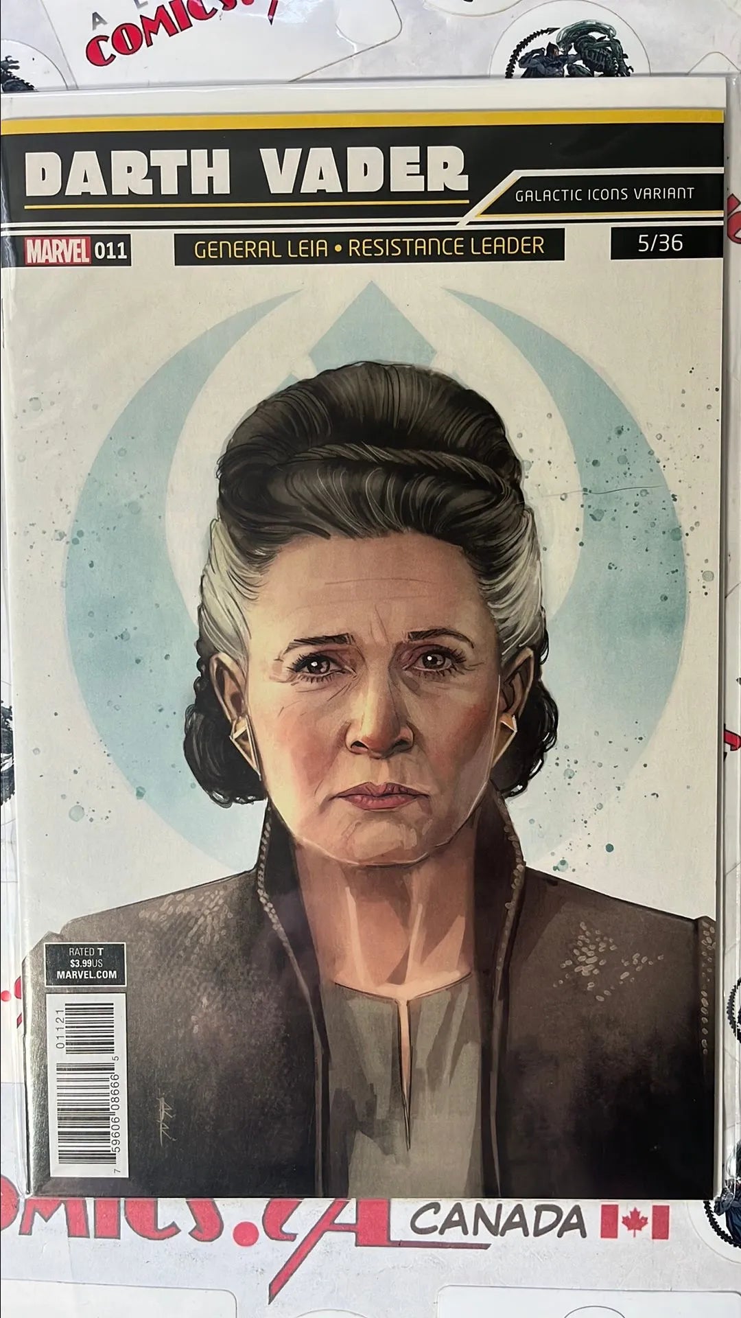 Galactic Icons (#5 General Leia Resistance Leader NM)