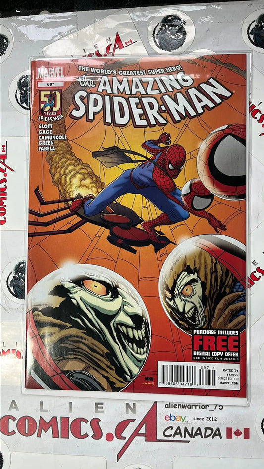 Amazing Spider-man (#697 Marvel 2012 Doc Ock becomes The Superior Spider-Man NM(Amazing Spider-man (#697 Marvel 2012 Doc Ock becomes The Superior Spider-Man NM)