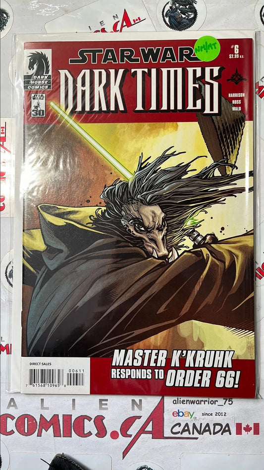 Dark Times (#6 Dark Horse 2006 Parallels 1 Master K'Kruhk Responds to Order 66 1st cover app. K'Kruhk NM)
