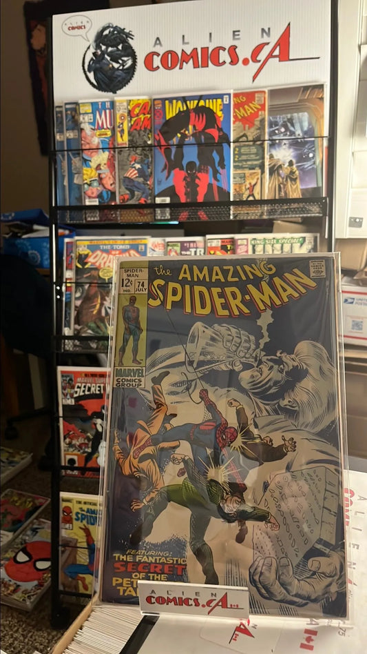 Amazing Spider-man (#74 Last 12¢ Issue Romita Sr. Cover Silvermane app. VG)
