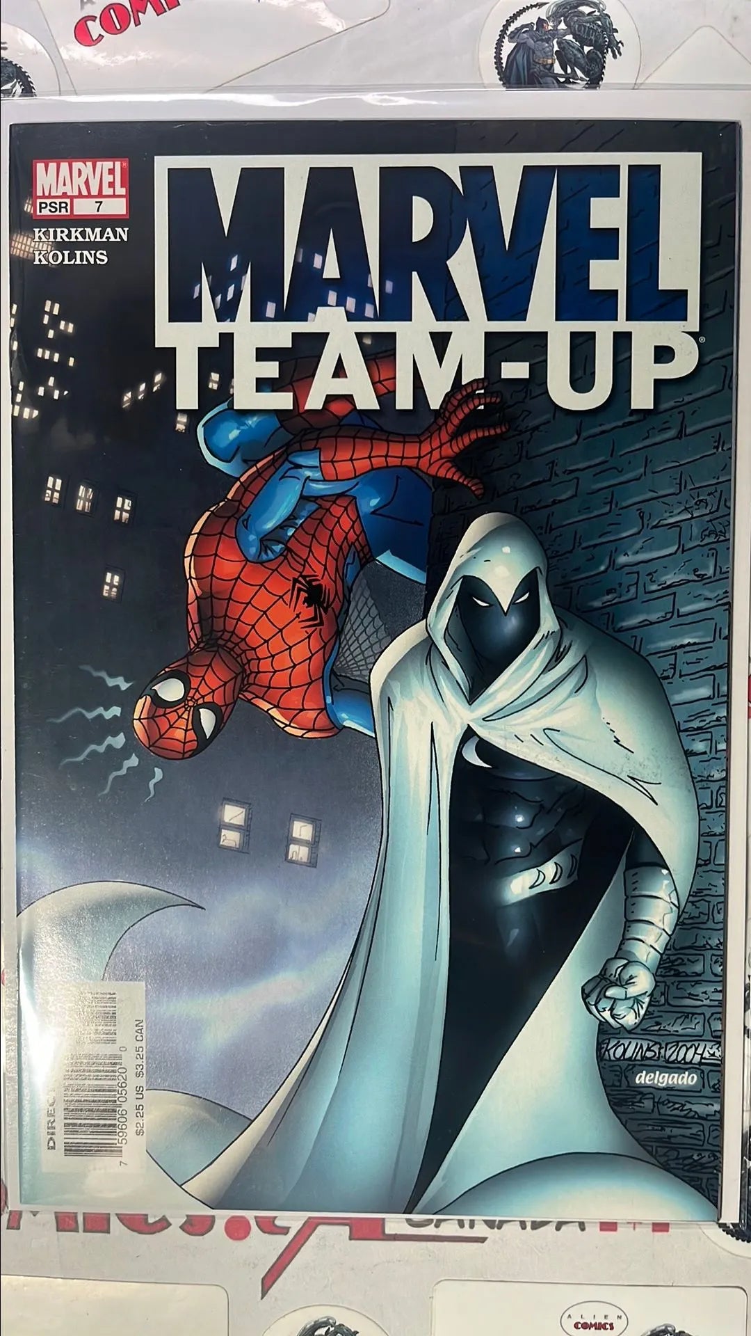 Marvel Team-up (#7 Marvel 2005 Spider-man & Moon Knight 1st New MTU Logo NM)