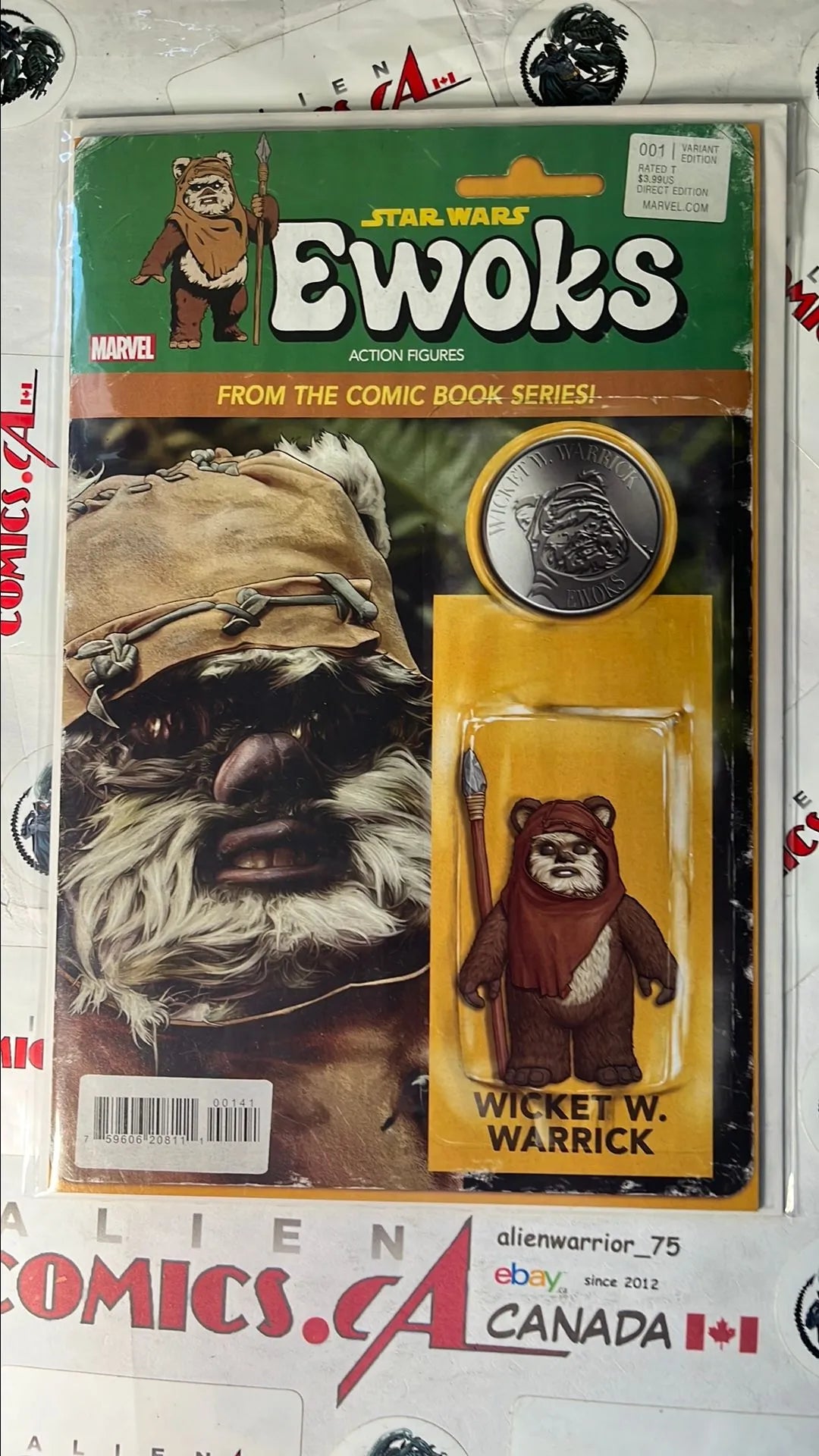 Ewoks (#1 Wicket W. Warrick Action Figure Variant NM)