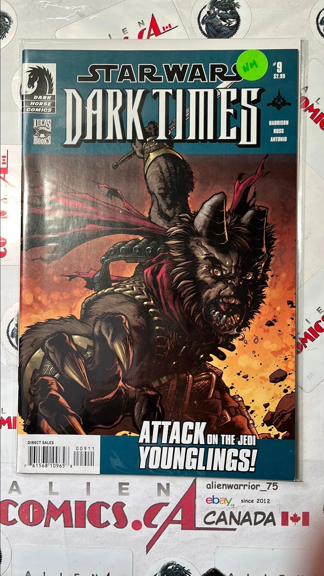 Dark Times (#9 Dark Horse 2006 Parallels 4 Attack on the Jedi Younglings! NM)
