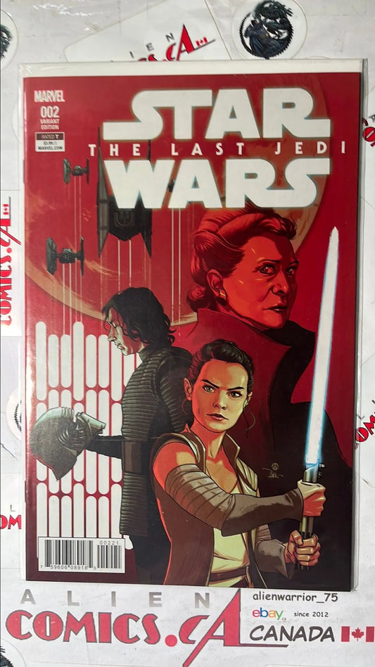 Episode VIII: The Last Jedi (#2W Walsh 1:25 Variant HTF NM)