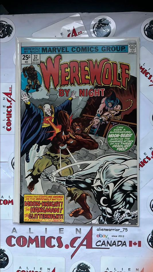 Werewolf by Night (#37 25¢ Cover 3rd app. Moon Knight FN/VF)