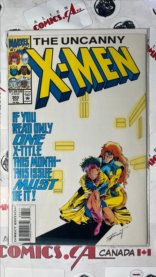 Uncanny X-men (#303 Marvel 1993 Direct Edition Death of Magik NM)