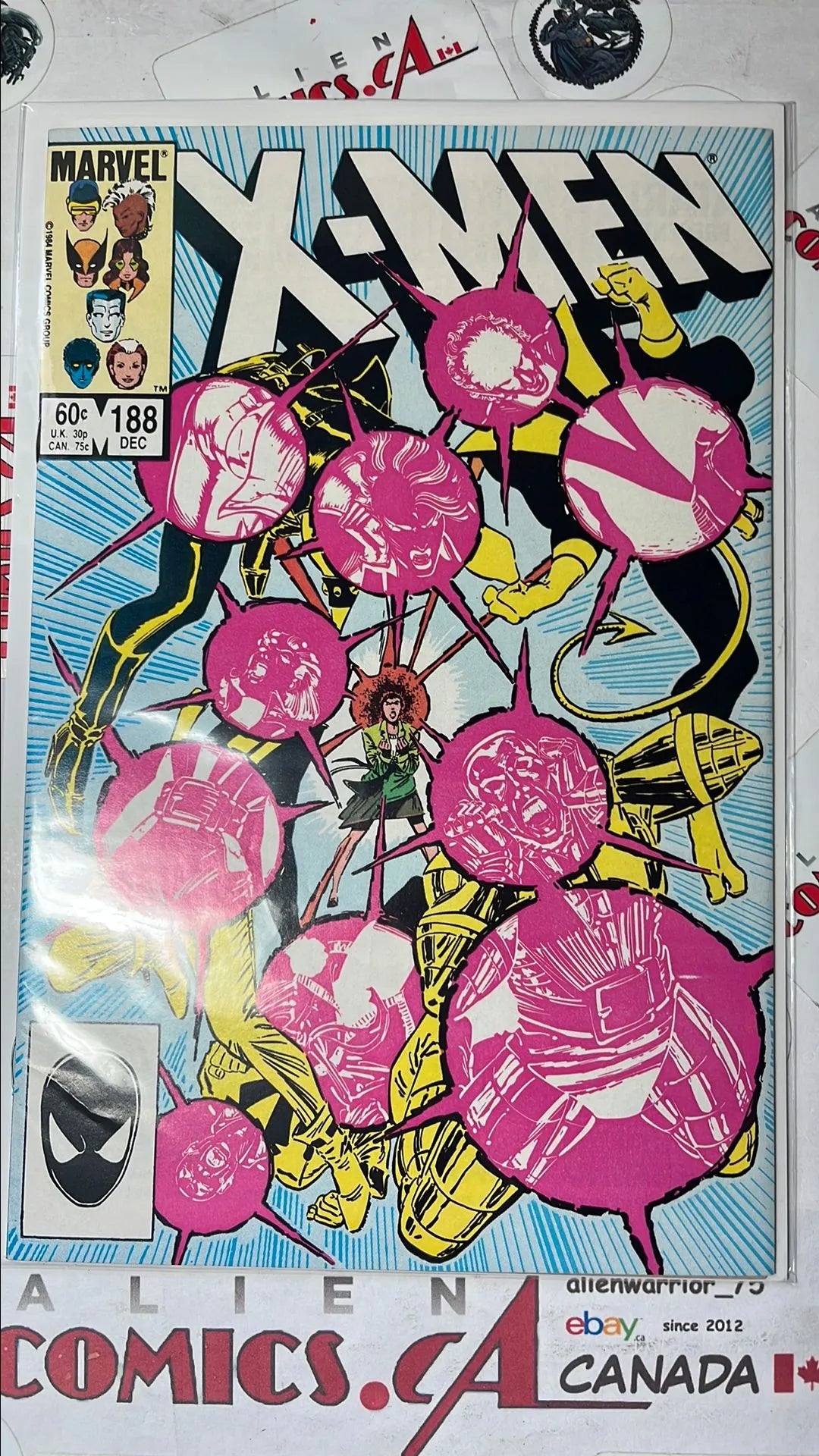 Uncanny X-men (#188 Direct Edition Storm Cover 1st Cameo app. Adversary Direct Edition VF)