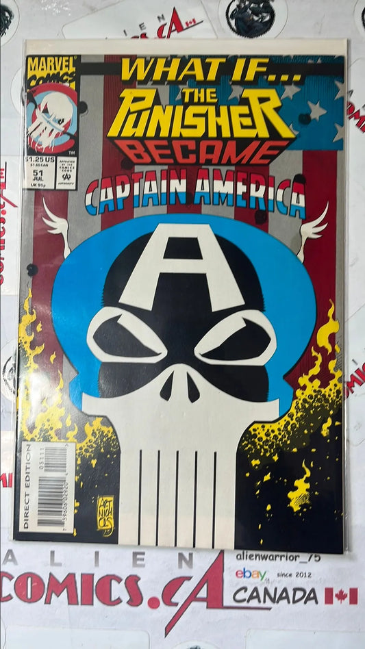 What ...If? (#51 The Punisher Became Captain America? Direct Edition VF+)