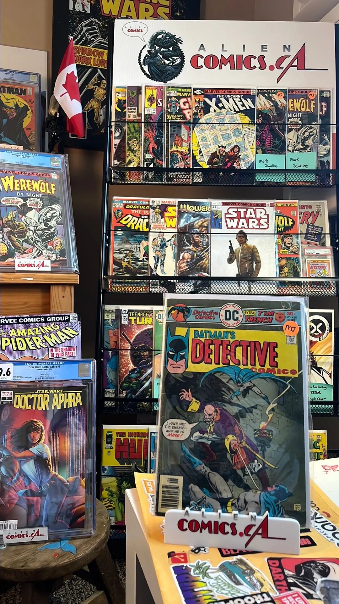 Detective Comics (#460 DC Comics Newsstand Edition Mark Jewelers Insert VG)