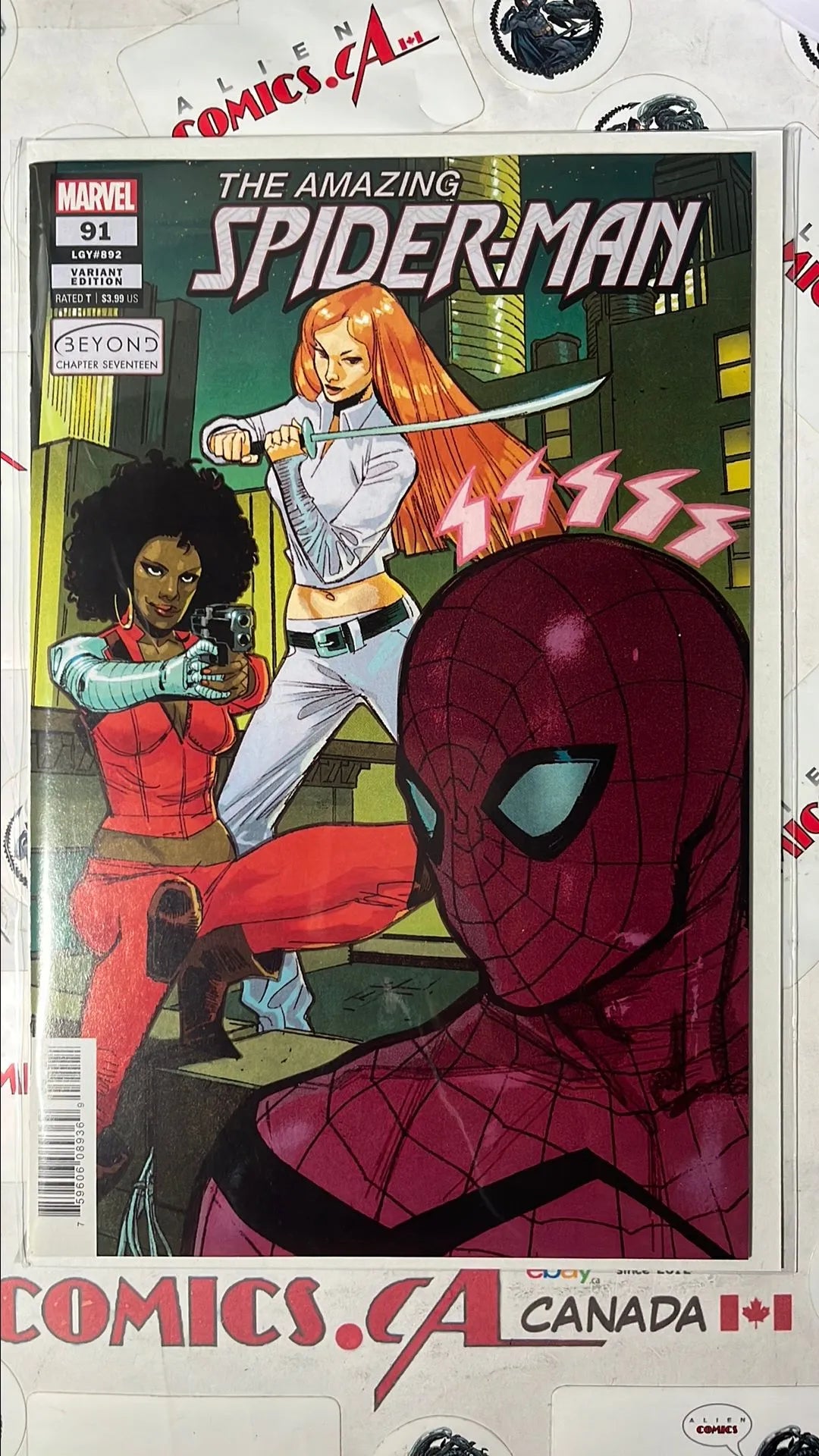 Amazing Spider-man (#91 LGY892 Marvel 2022 Sara Pichelli 1:25 Variant NM)