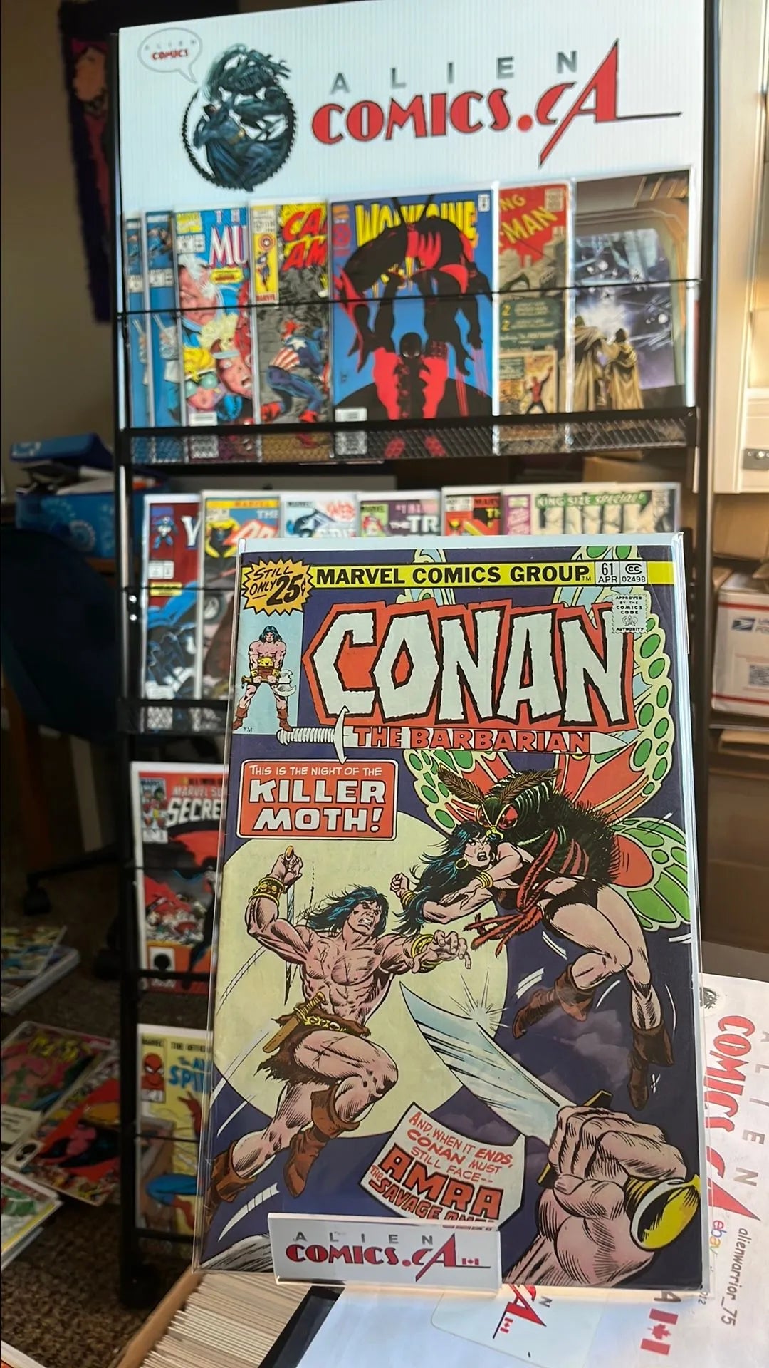 Conan the Barbarian (#61 25¢ cover Killer Moth and Amra app. VF)