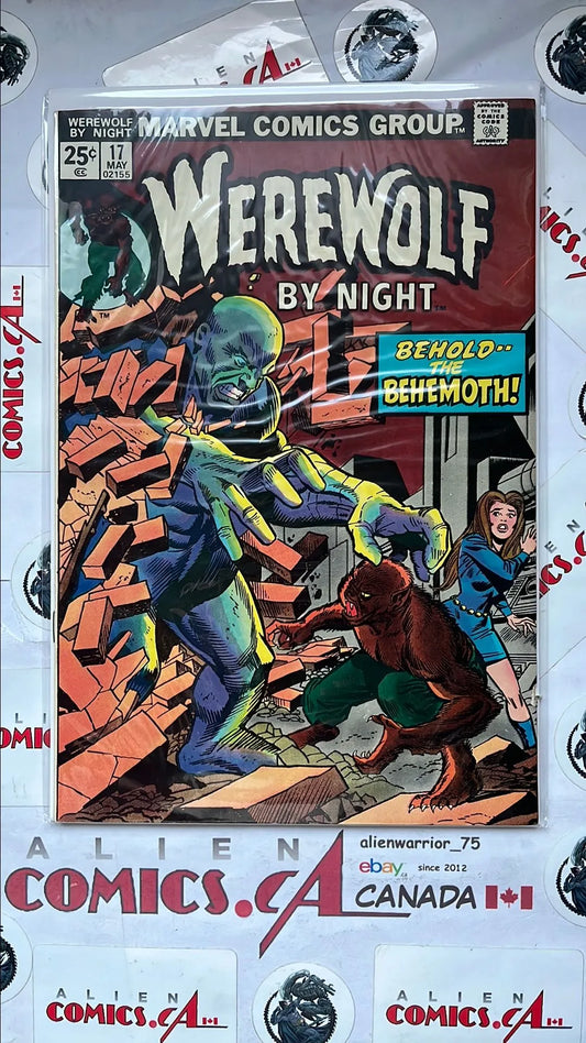 Werewolf by Night (#17 First 25¢ Cover Behold the Behemoth w/ MVS 99 Sandman FN/VF)