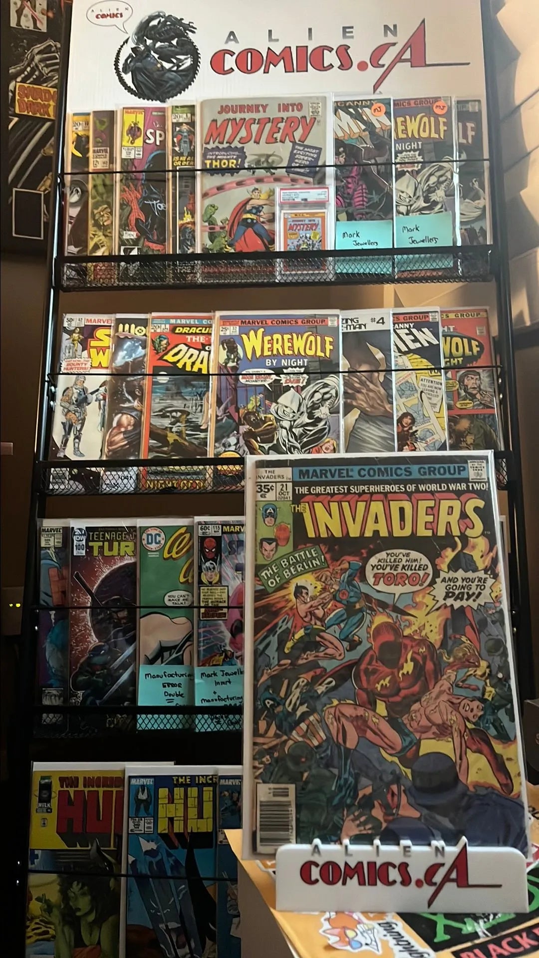 Invaders (#21 35¢ price variant Controversial Nazi Cover HTF GD)