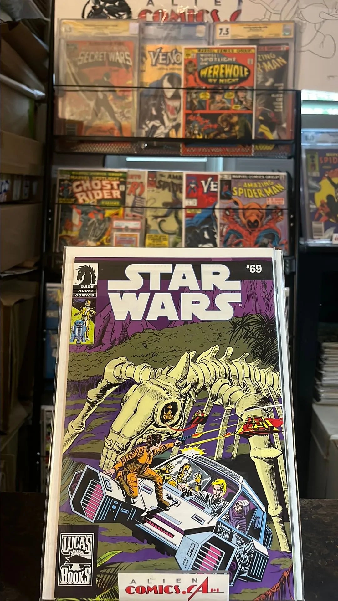 Star Wars (Marvel 1977 #69H Hasbro ComicPack Variant VF)