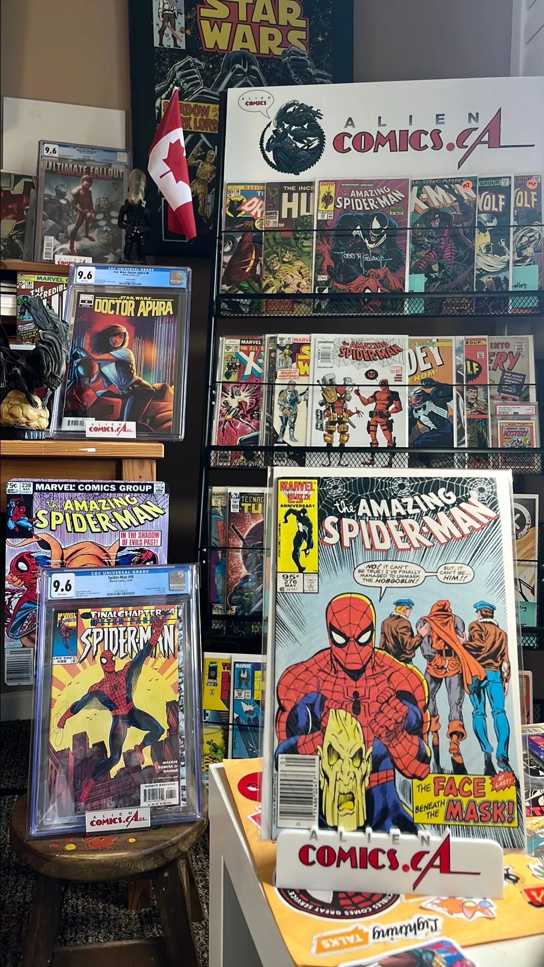Amazing Spider-man (#276 95¢ Canadian Price Variant The Face Beneath the Mask Hobgoblin app. NM-)