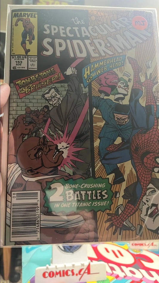 Peter Parker: The Spectacular Spider-man (#153 Newsstand Edition Mark Jewellers Insert FN)