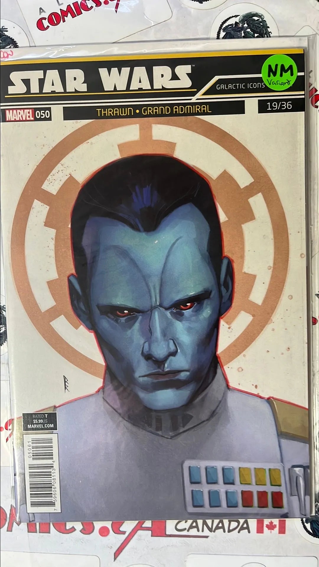 Galactic Icons (#19 Thrawn Grand Admiral HTF NM)