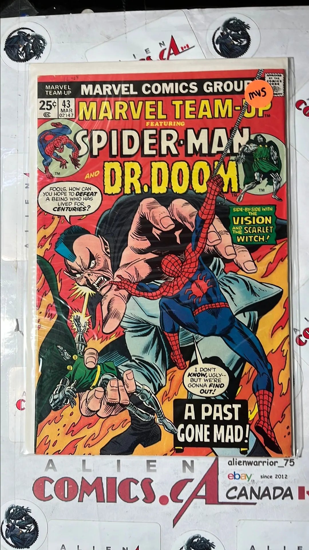 Marvel Team-up (#43 Spider-man & Dr. Doom Newsstand Edition w/ MVS B46 VF)