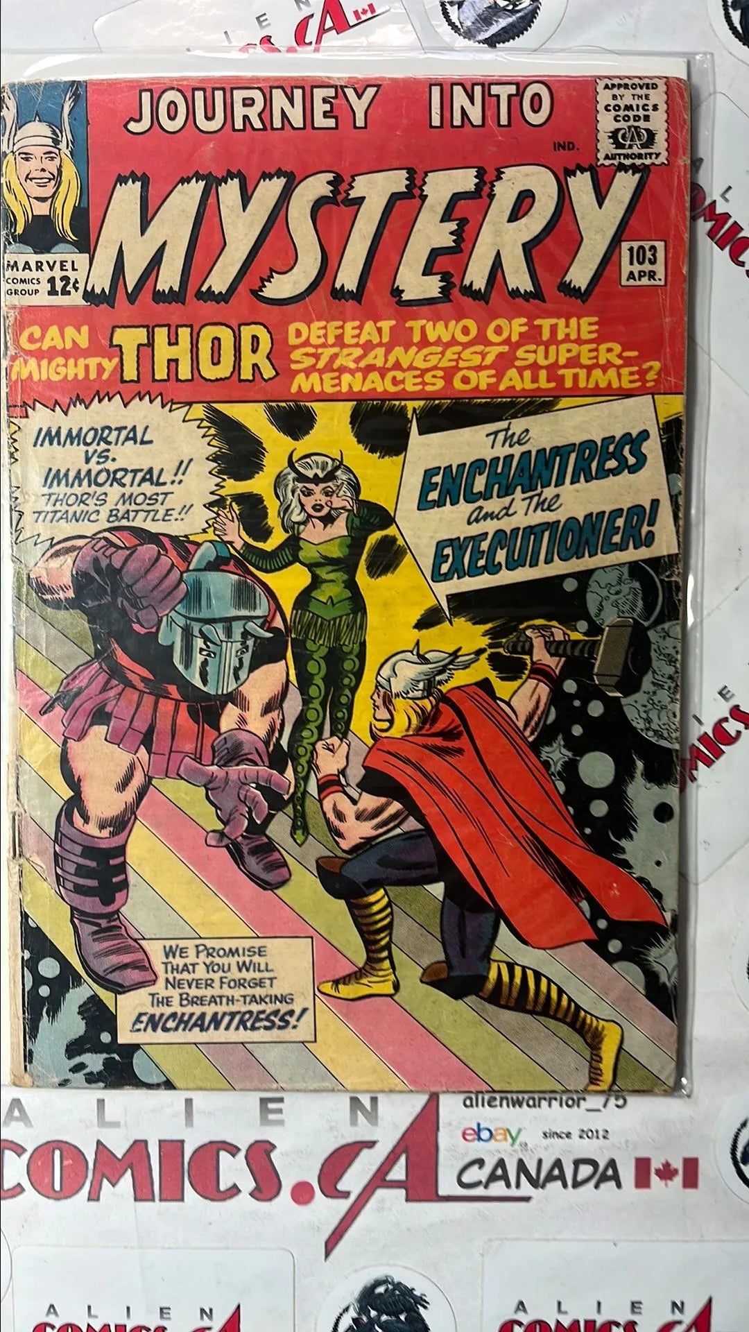 Journey into Mystery (#103 With The Mighty Thor 1st app. The Enchantress 1st app. Skurge the Executi)