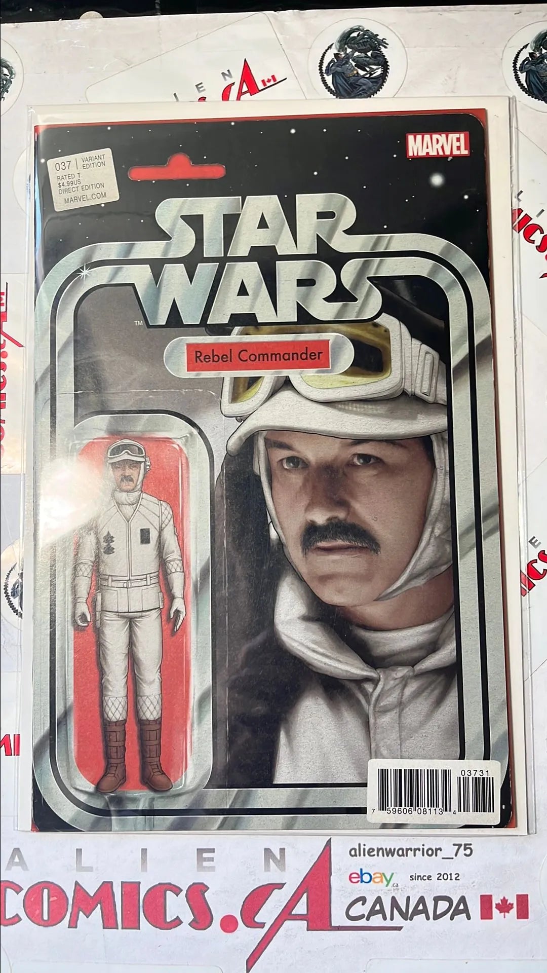 Star Wars (Action Figure Variant #37 Rebel Commander NM)