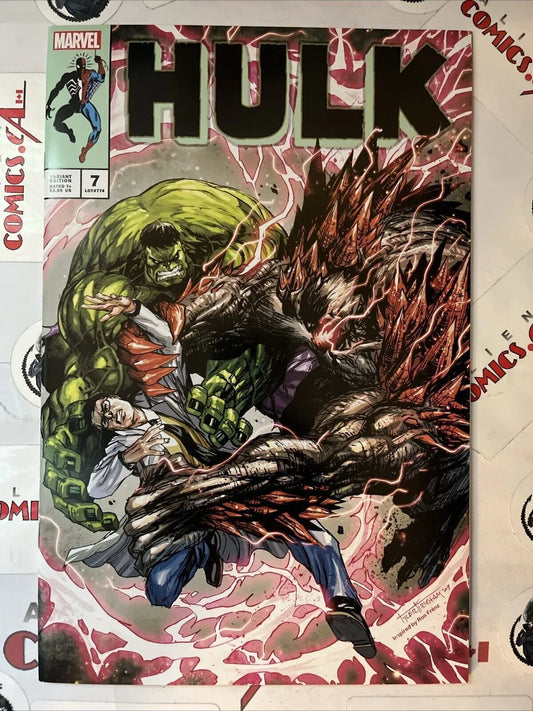 Hulk (#7K Hulk/Thor Crossover Kirkham Exclusive Homage 2022 Variant Limited to 3000 copies NM)