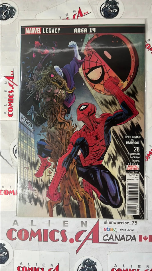 Spider-man vs. Deadpool (#28 Marvel 2018 Chameleon app. NM)