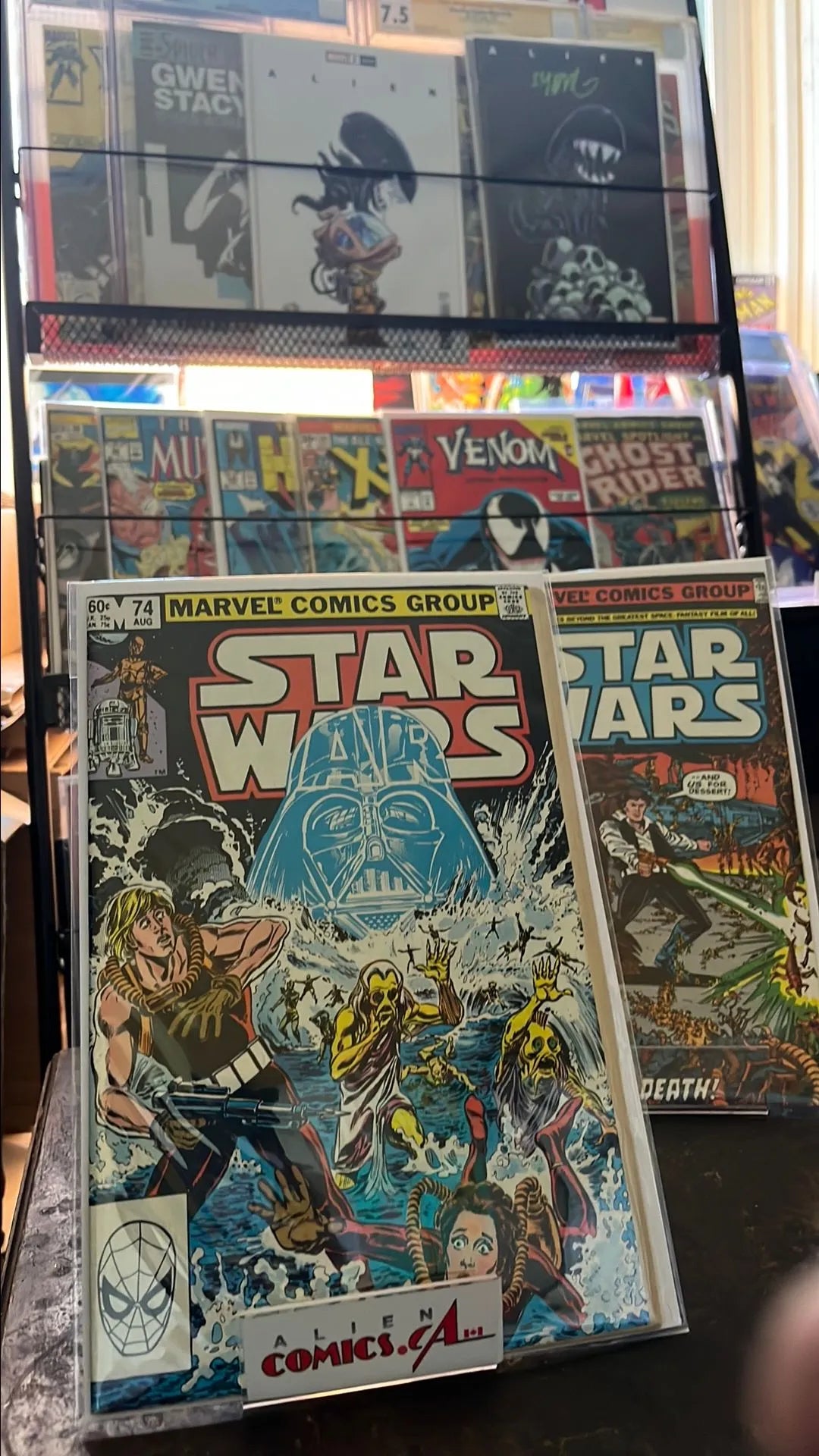 Star Wars (Marvel 1977 #74 Direct Market Edition VG)