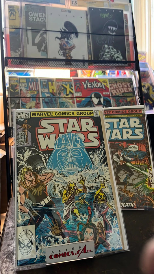 Star Wars (Marvel 1977 #74 Direct Market Edition VG)