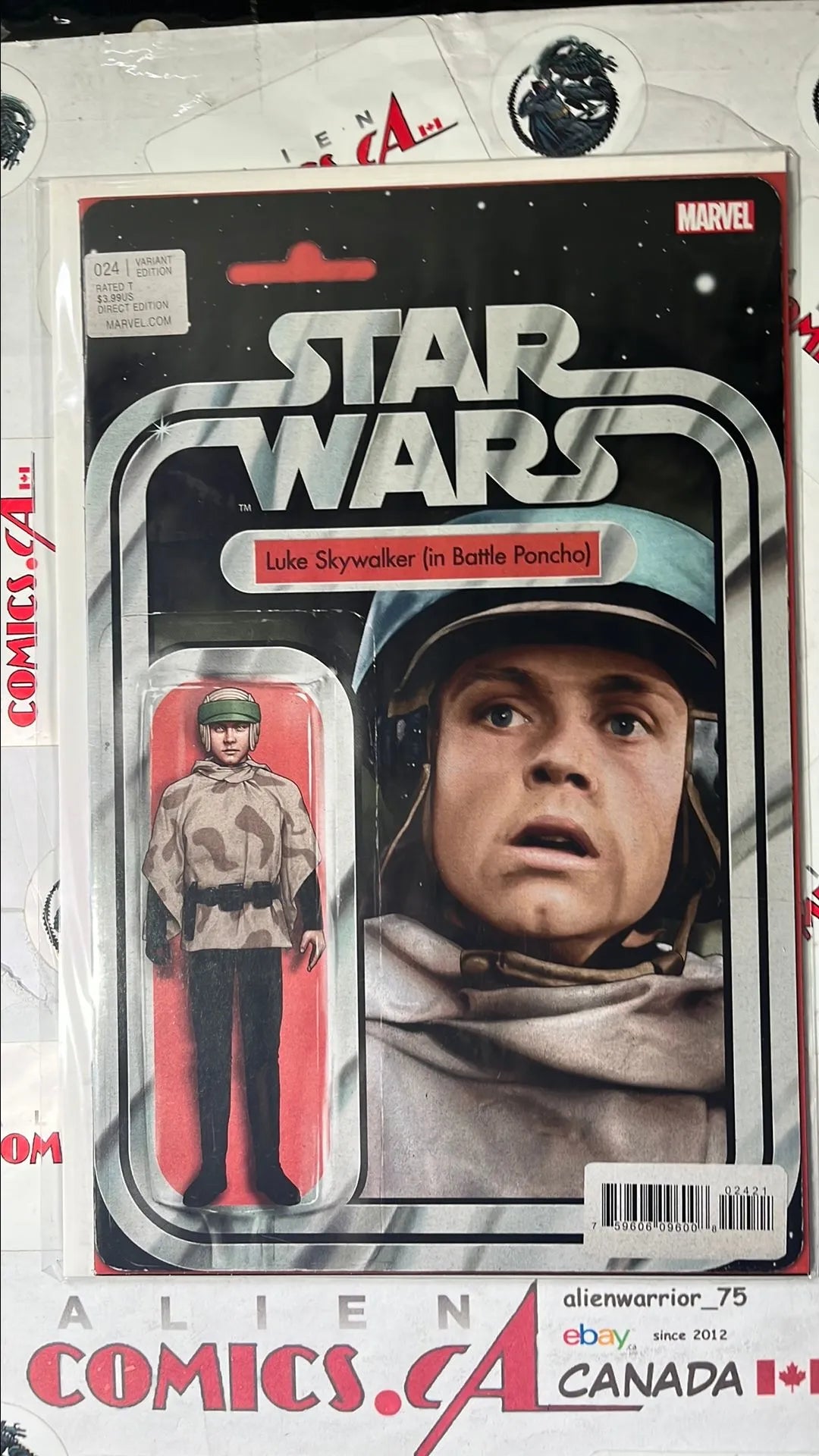 Star Wars (Action Figure Variant #24 Luke Skywalker in Battle Poncho NM)