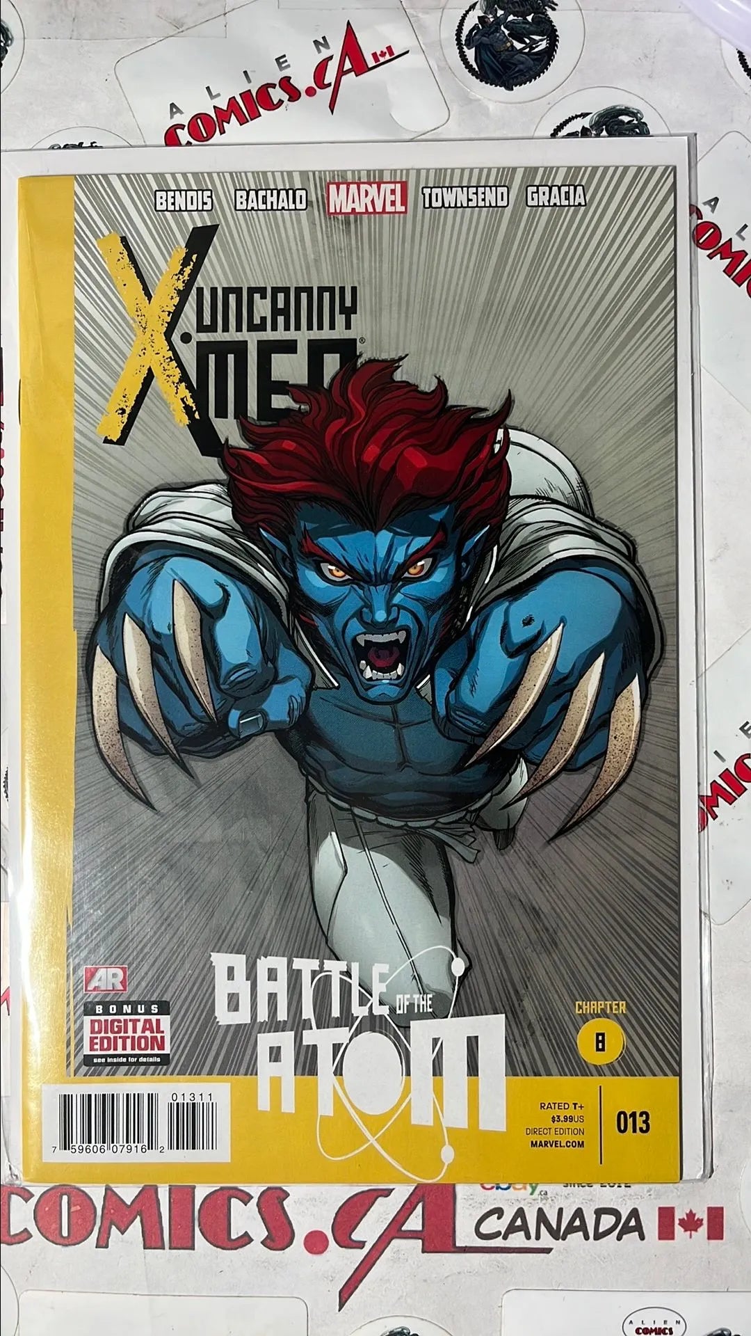 Uncanny X-men (#13 Marvel 2013 Nightcrawler Cover Battle of the Atom Part 8 NM)