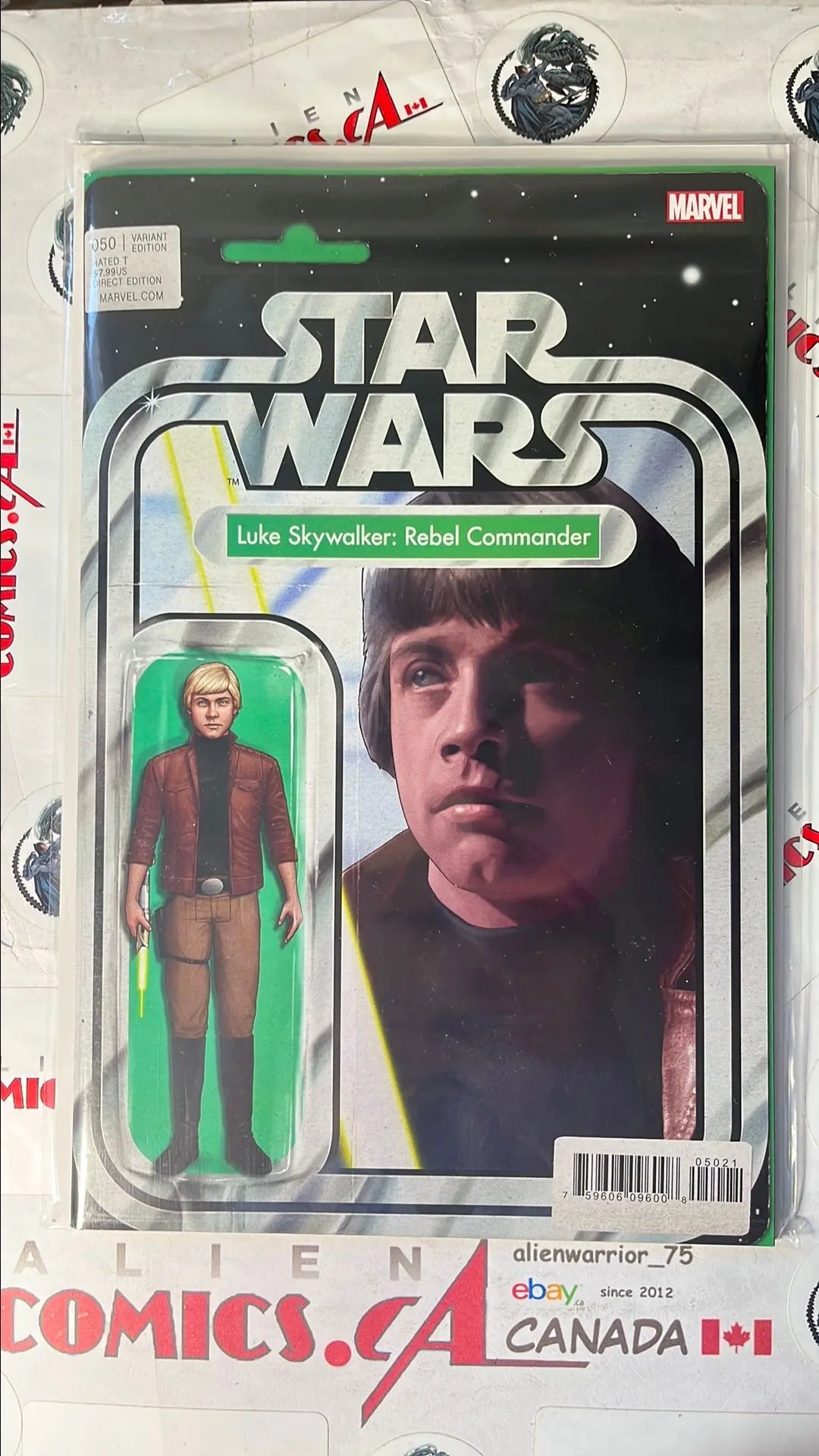 Star Wars (Action Figure Variant #50 Luke Skywalker: Rebel Commander NM)(Star Wars (Action Figure Variant #50 Luke Skywalker: Rebel Commander NM))