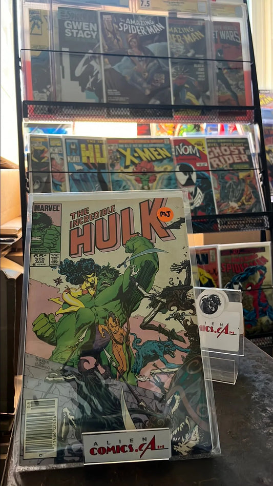 Incredible Hulk (#310 Newsstand Edition Mark Jewelers Insert VG)