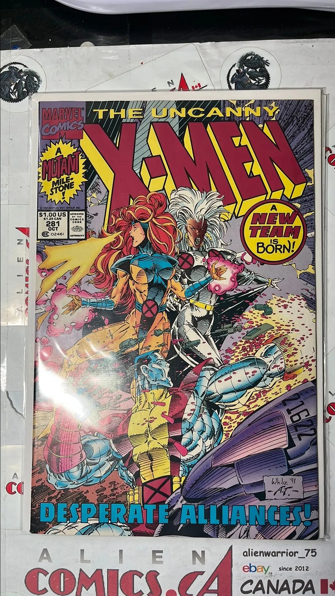 Uncanny X-men (#281 A New Team is Born 2nd print NM)