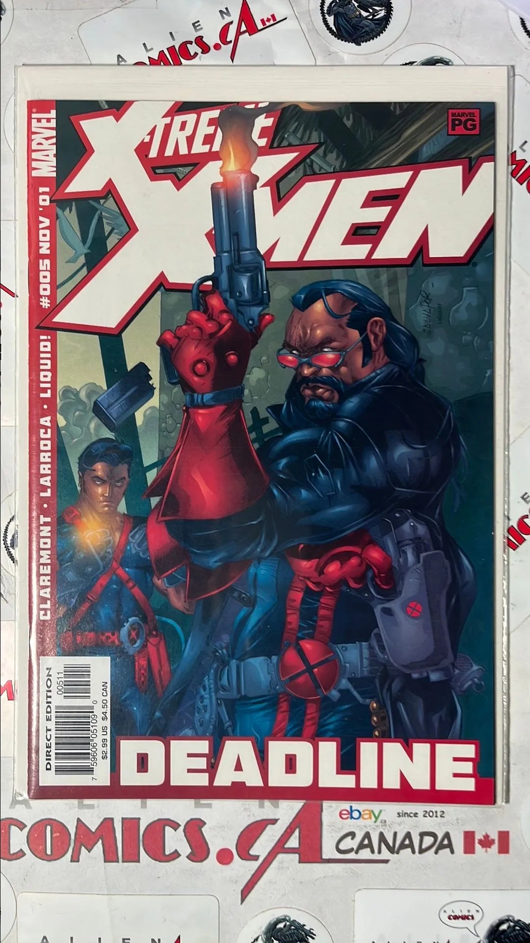 X-Treme X-men (#5 Marvel 2001 Direct Edition 1st app. Red Lotus NM)
