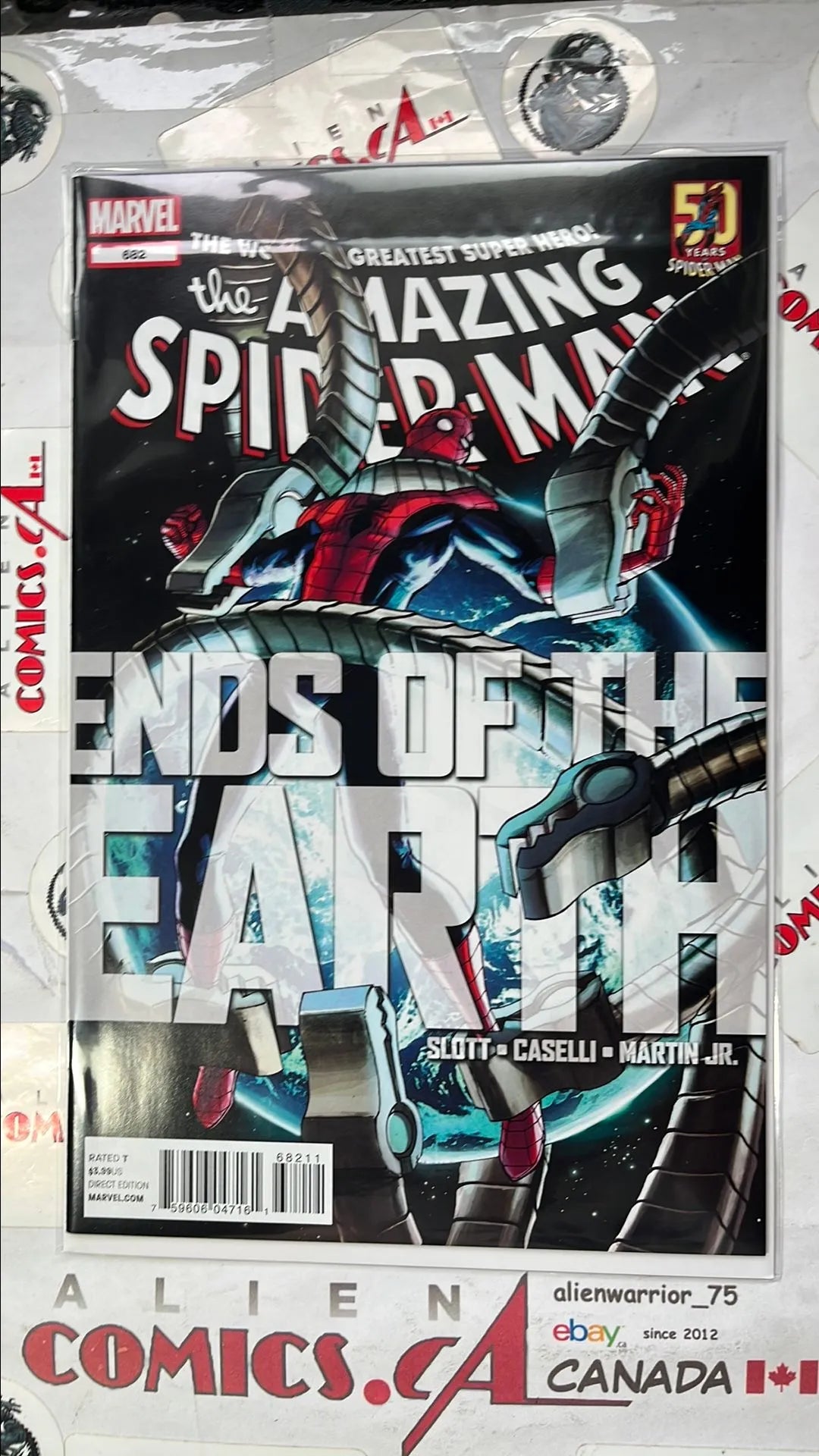 Amazing Spider-man (#682 Marvel 2011 Debut of Spider-Man Armor MK II NM)