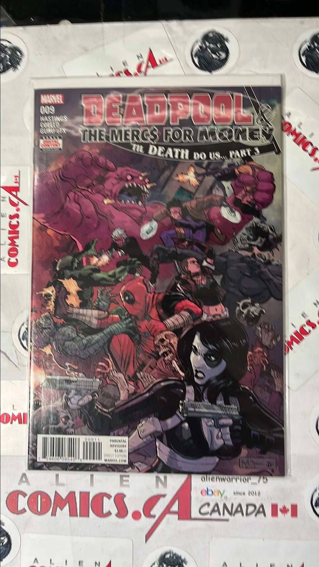 Deadpool & The Mercs for Money (#9 Marvel 2017 'Til Death Do Us... Part 3 NM)