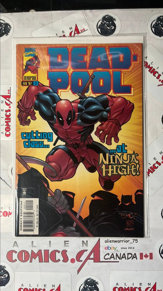 Deadpool (#2 Marvel Comics 1997 Deadpool cuts class at night NM)